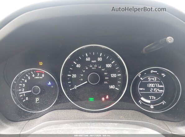3CZRU6H50GM740552 2016 HONDA HR-V Black Вид задніх сидінь