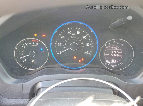 3CZRU6H50HM715006 2017 HONDA HR-V Black Vista del cuadro de instrumentos