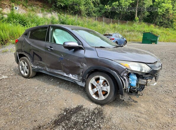 3CZRU6H50HM720366 2017 HONDA HR-V Gray Delantero derecho