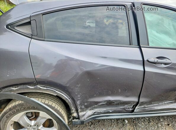 3CZRU6H50HM720366 2017 HONDA HR-V Gray Vista de los asientos traseros
