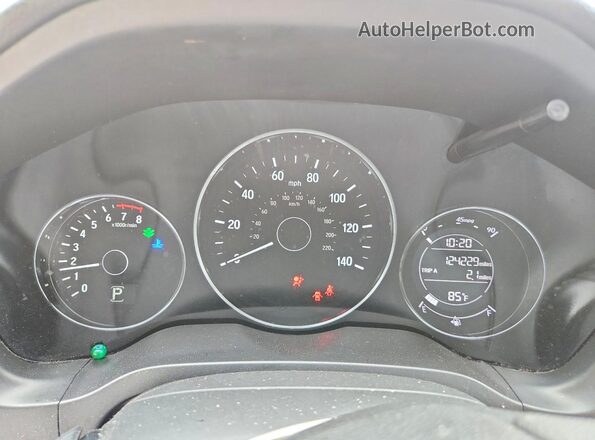 3CZRU6H50HM720366 2017 HONDA HR-V Gray Vista del cuadro de instrumentos