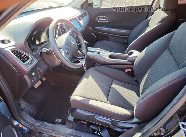 3CZRU6H50JG719836 2018 HONDA HR-V Black Widok wnętrza z przodu