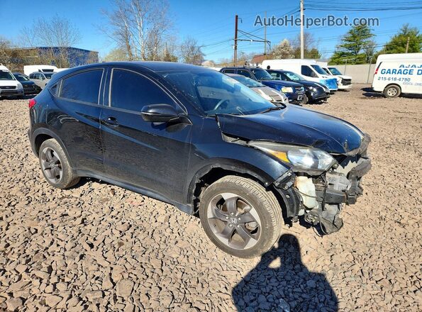 3CZRU6H50JG719836 2018 HONDA HR-V Black Przód prawy