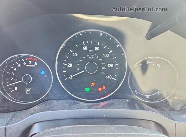 3CZRU6H50JG719836 2018 HONDA HR-V Black Widok zestawu wskaźników