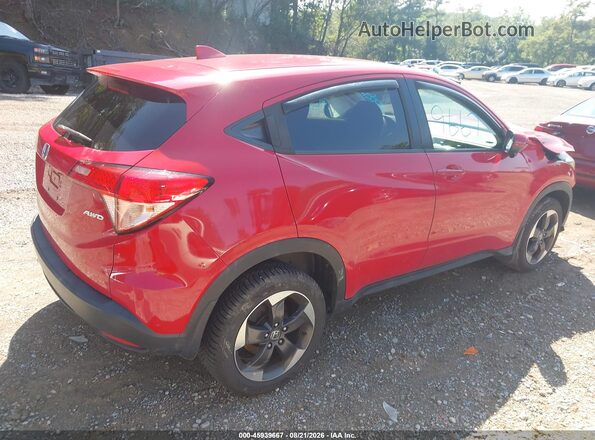 3CZRU6H50JM726772 2018 HONDA HR-V Red Trasero derecho