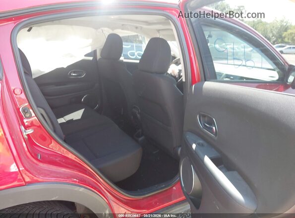 3CZRU6H50JM726772 2018 HONDA HR-V Red Vista de la etiqueta del VIN