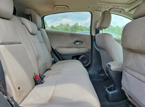 3CZRU6H51GM757666 2016 HONDA HR-V White Vista de los asientos traseros