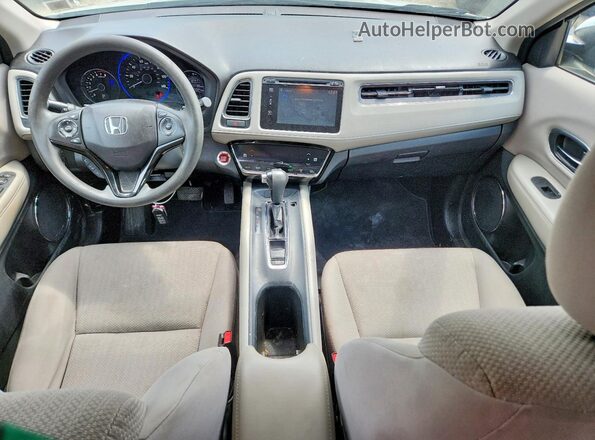 3CZRU6H51GM757666 2016 HONDA HR-V White Vista del salpicadero