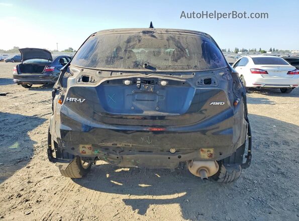 3CZRU6H51HM719811 2017 HONDA HR-V Black Widok z tyłu