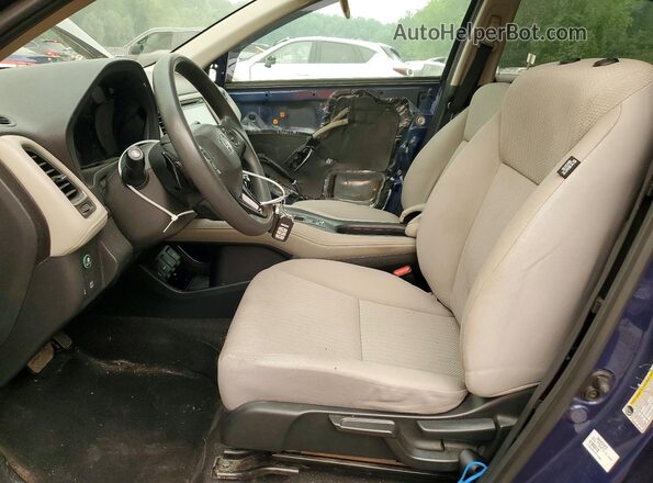 3CZRU6H51HM731585 2017 HONDA HR-V Blue Вид салону спереду