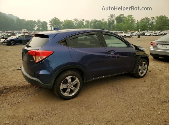 3CZRU6H51HM731585 2017 HONDA HR-V Blue Задня права чверть