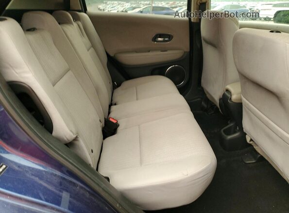 3CZRU6H51HM731585 2017 HONDA HR-V Blue Вид задньої частини салону