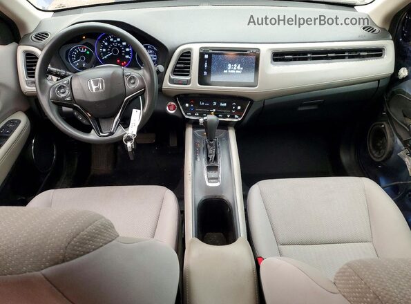 3CZRU6H51HM731585 2017 HONDA HR-V Blue Вид панелі приладів
