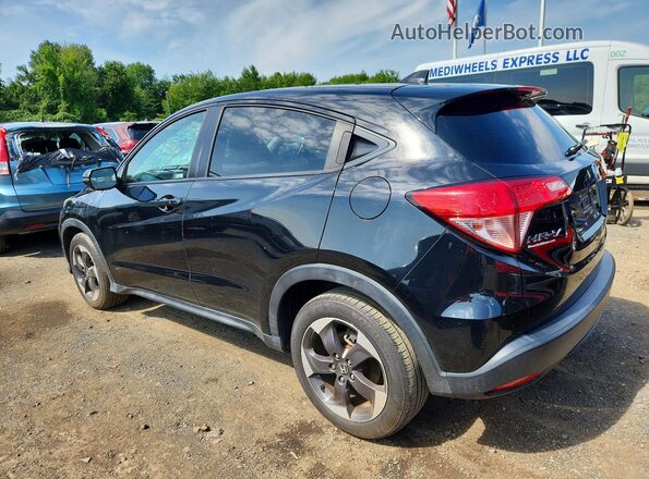 3CZRU6H51JM712606 2018 HONDA HR-V Black Հետևի ձախ