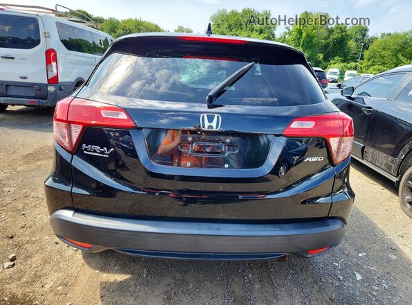 3CZRU6H51JM712606 2018 HONDA HR-V Black Հետևի տեսք