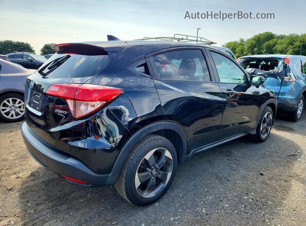 3CZRU6H51JM712606 2018 HONDA HR-V Black Հետևի աջ