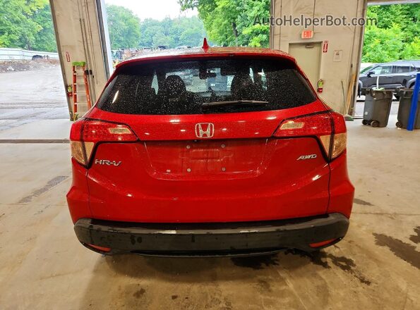 3CZRU6H51JM729583 2018 HONDA HR-V Red Հետևի տեսք