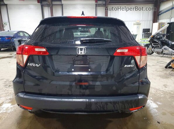 3CZRU6H51JM731821 2018 HONDA HR-V Black Հետևի տեսք