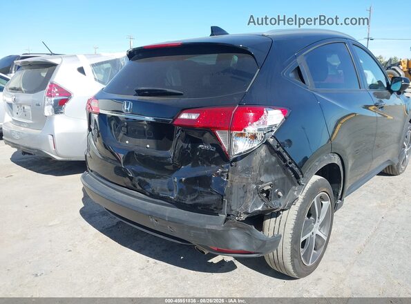 3CZRU6H51NM764968 2022 HONDA HR-V Black Widok z przodu