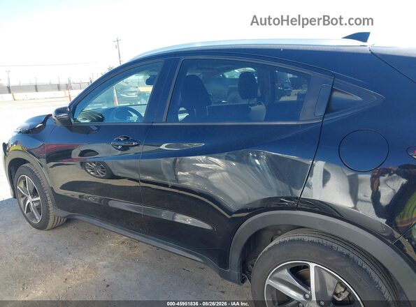3CZRU6H51NM764968 2022 HONDA HR-V Black Widok wnętrza 360 stopni