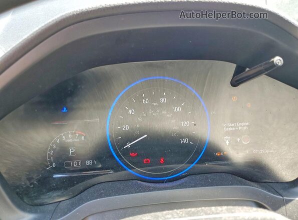 3CZRU6H51NM768020 2022 HONDA HR-V Черный Вид щитка приборов