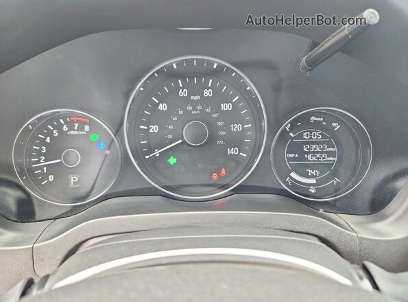 3CZRU6H52GM742383 2016 HONDA HR-V Green Սարքավորումների վահանակի տեսք