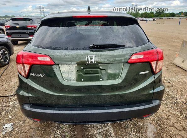 3CZRU6H52GM742383 2016 HONDA HR-V Green Հետևի տեսք