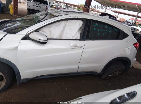 3CZRU6H52GM743680 2016 HONDA HR-V White Widok wnętrza 360 stopni