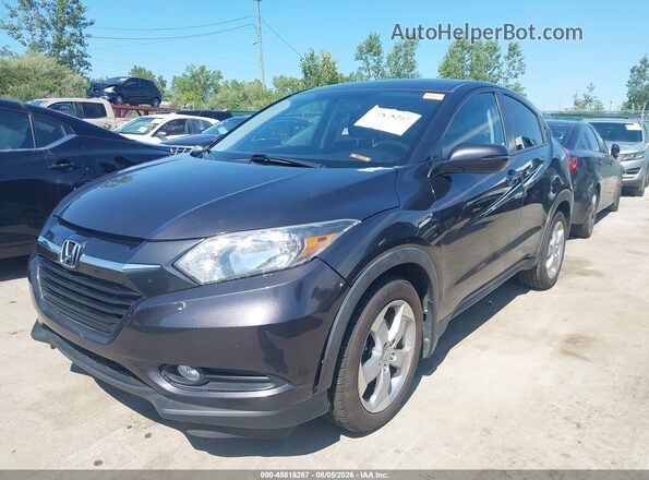 3CZRU6H52GM748734 2016 HONDA HR-V Black Вид спереду