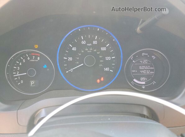3CZRU6H52JM720150 2018 HONDA HR-V Red Սարքավորումների վահանակի տեսք