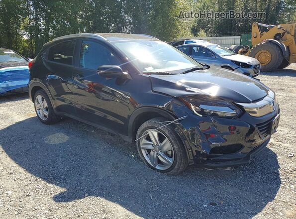 3CZRU6H52KM737516 2019 HONDA HR-V Black Front right