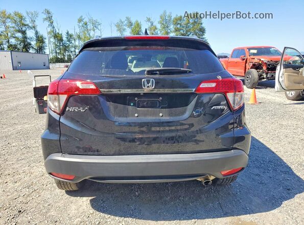 3CZRU6H52KM737516 2019 HONDA HR-V Black Rear view