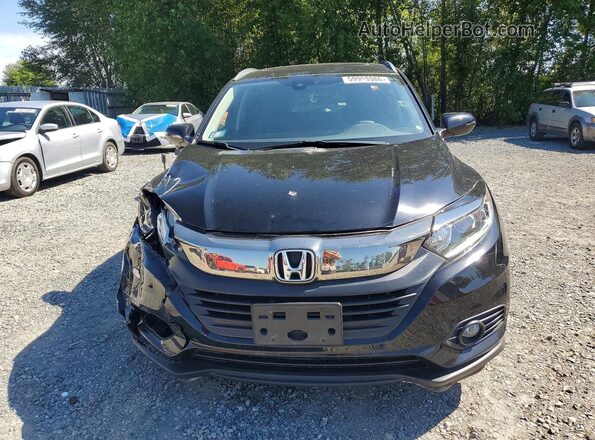 3CZRU6H52KM737516 2019 HONDA HR-V Black Front view