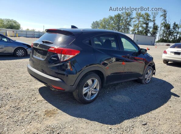 3CZRU6H52KM737516 2019 HONDA HR-V Black Tył prawy