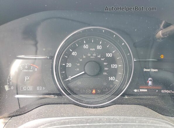 3CZRU6H52MM710450 2021 HONDA HR-V White ხელსაწყოთა პანელის ხედი