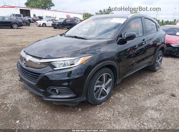 3CZRU6H52MM717432 2021 HONDA HR-V Black Передня ліва чверть