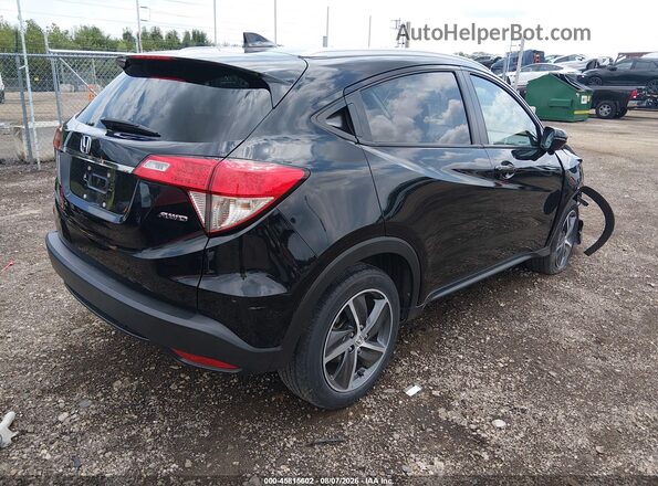 3CZRU6H52MM717432 2021 HONDA HR-V Black Задня права чверть