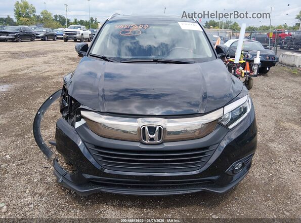 3CZRU6H52MM717432 2021 HONDA HR-V Black Вид задньої частини салону