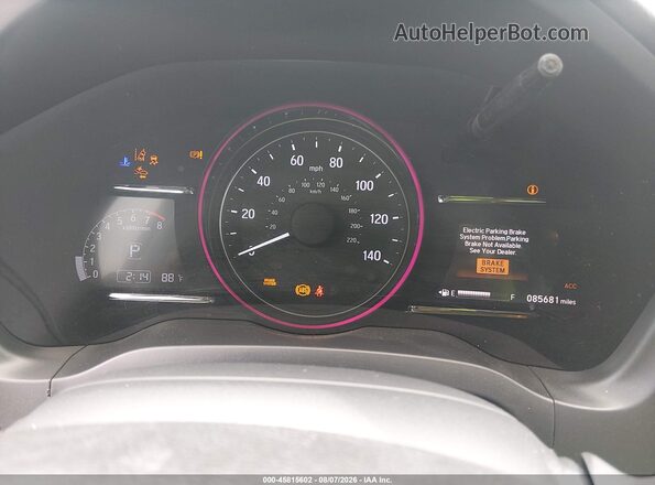 3CZRU6H52MM717432 2021 HONDA HR-V Black Вид задніх сидінь