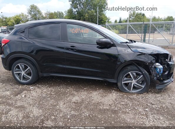 3CZRU6H52MM717432 2021 HONDA HR-V Black Панорамний вид салону 360°