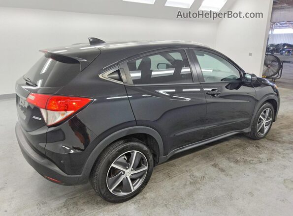 3CZRU6H52MM754125 2021 HONDA HR-V Black უკანა მარჯვენა