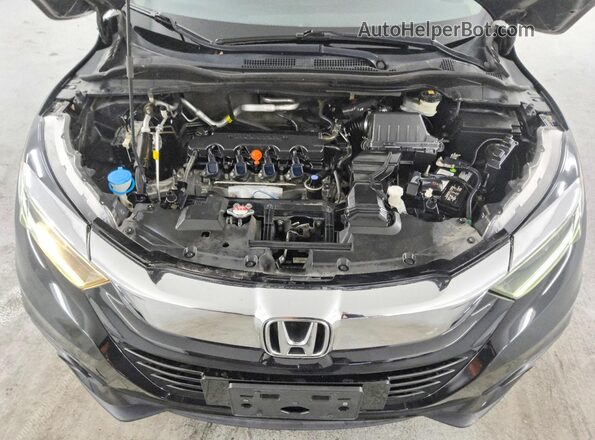 3CZRU6H52MM754125 2021 HONDA HR-V Black ძრავის განყოფილების ხედი