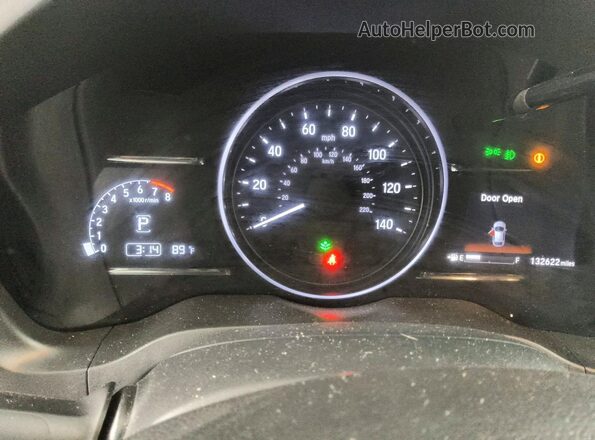 3CZRU6H52MM754125 2021 HONDA HR-V Black ხელსაწყოთა პანელის ხედი