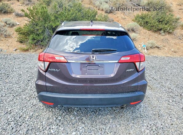 3CZRU6H52NM737634 2022 HONDA HR-V Purple Vista trasera
