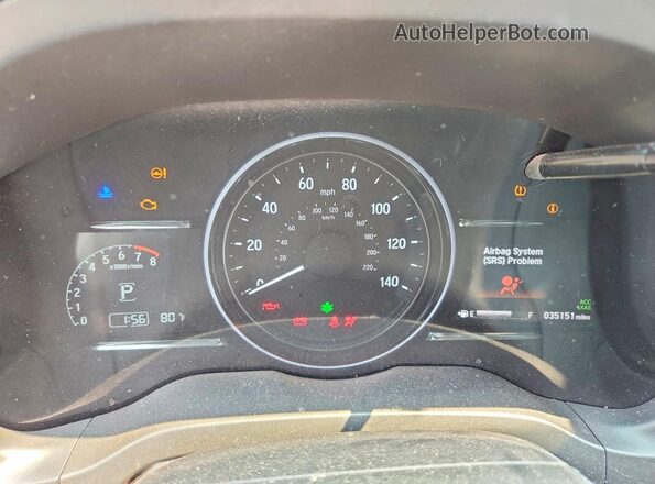 3CZRU6H52NM746463 2022 HONDA HR-V White ხელსაწყოთა პანელის ხედი