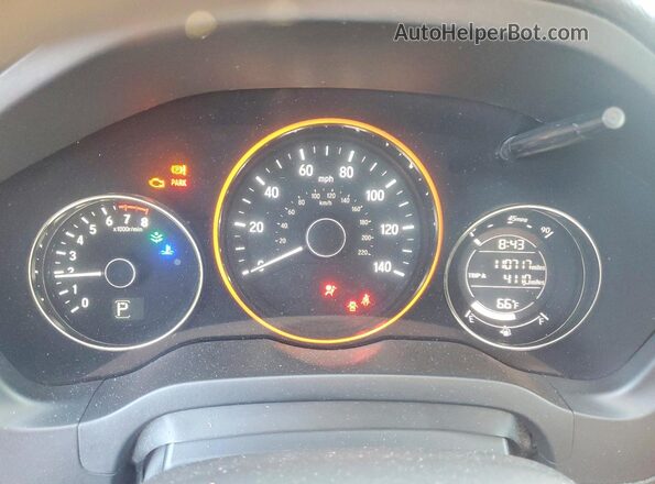 3CZRU6H53HM720992 2017 HONDA HR-V Red ხელსაწყოთა პანელის ხედი