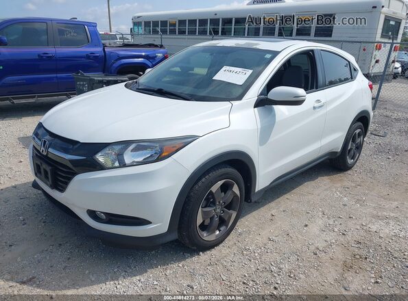3CZRU6H53JM704801 2018 HONDA HR-V White Vista tres cuartos delantera izquierda