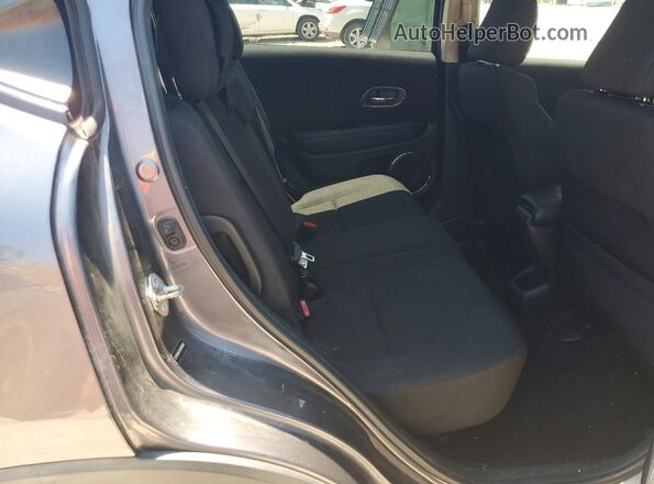 3CZRU6H53JM708587 2018 HONDA HR-V Charcoal Հետևի նստատեղերի տեսք