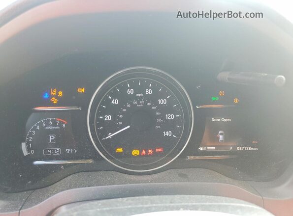 3CZRU6H53KM712785 2019 HONDA HR-V Серый Вид щитка приборов