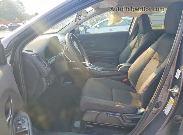 3CZRU6H53KM712785 2019 HONDA HR-V Серый Вид салона спереди